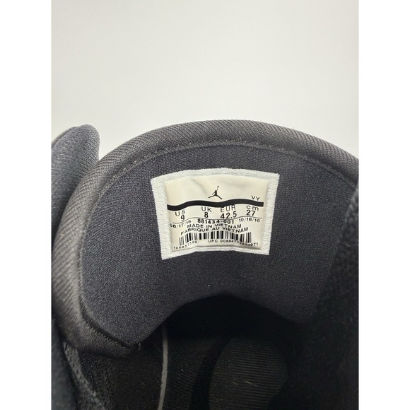 Nike Air Jordan 1 Flight 5 Shoes Men\'s Size 9 Premium Black Basketball Sneaker main image 6